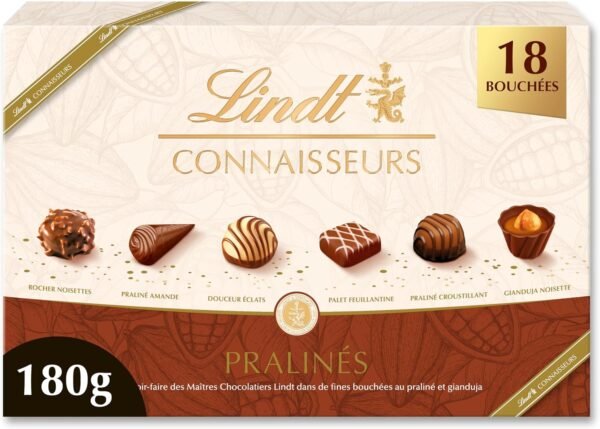 Boîte CONNAISSEURS Pralinés - Assortiments de Chocolats au Lait et Noirs