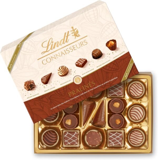 Boîte CONNAISSEURS Pralinés - Assortiments de Chocolats au Lait et Noirs