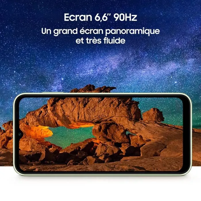 SAMSUNG Galaxy A14 5G Lime 64 Go – Image 4